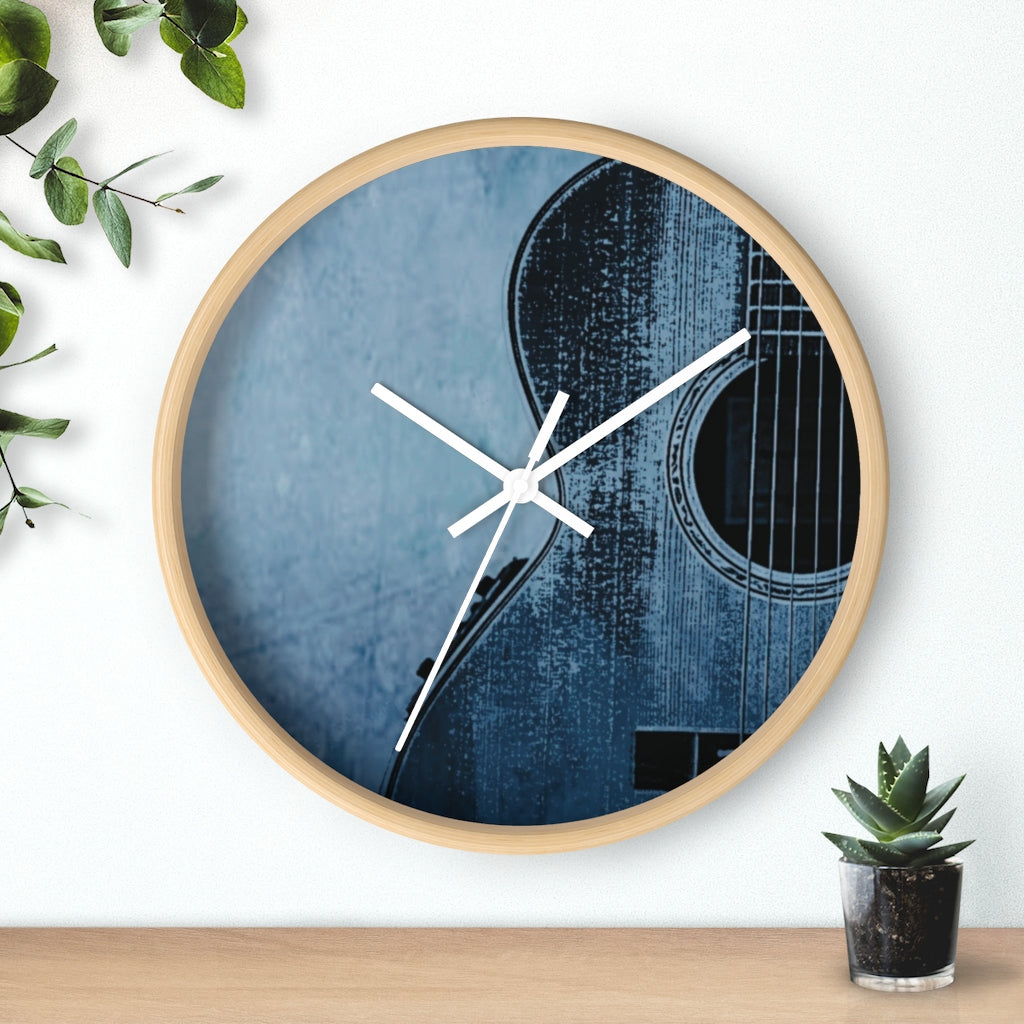 Axe In The Blues Wall clock