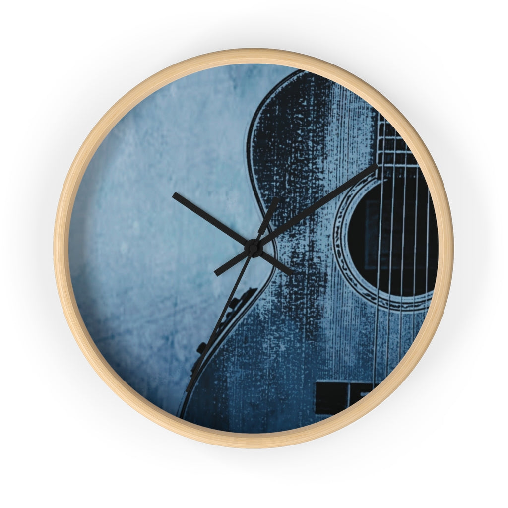 Axe In The Blues Wall clock
