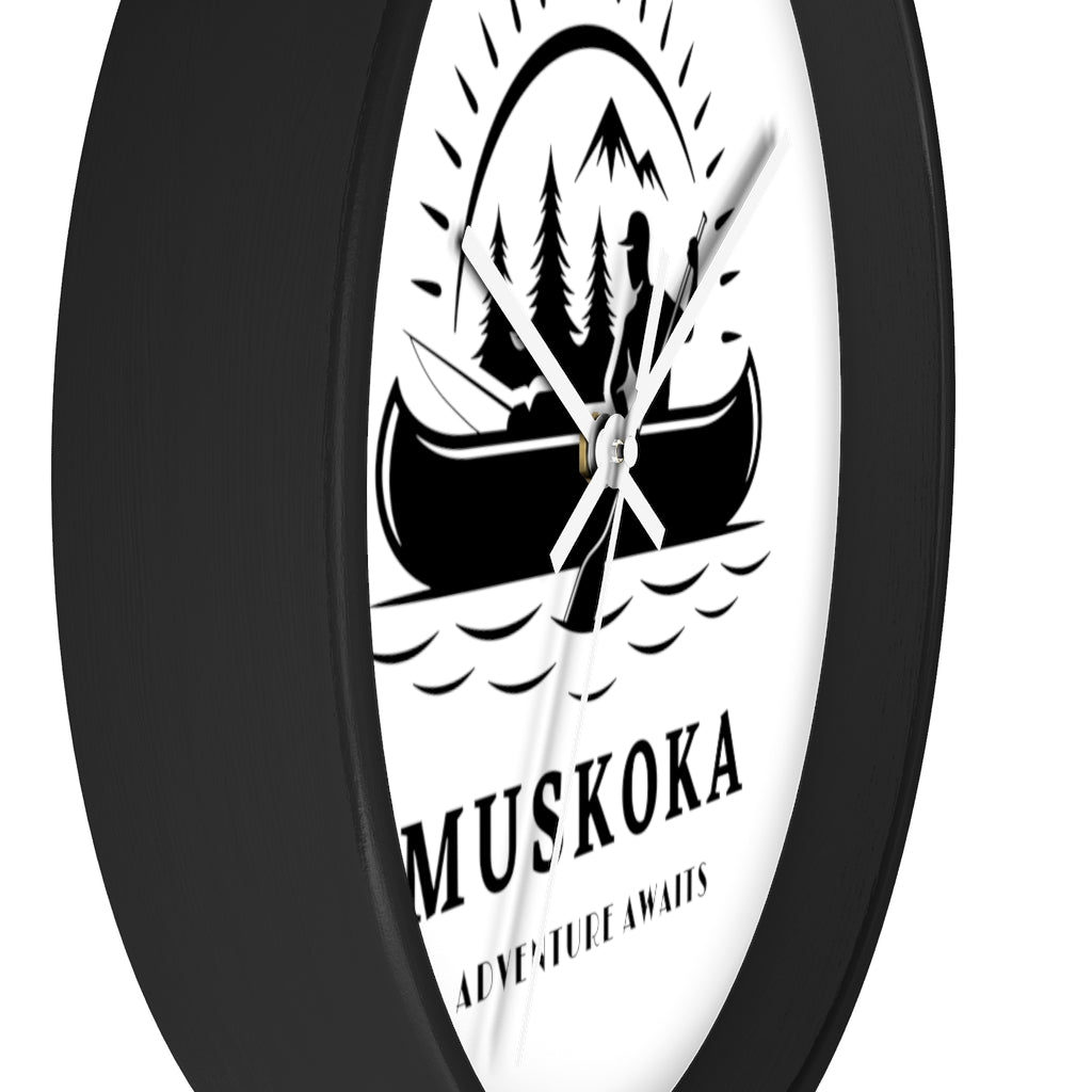 Muskoka Adventure Awaits ll Wall clock