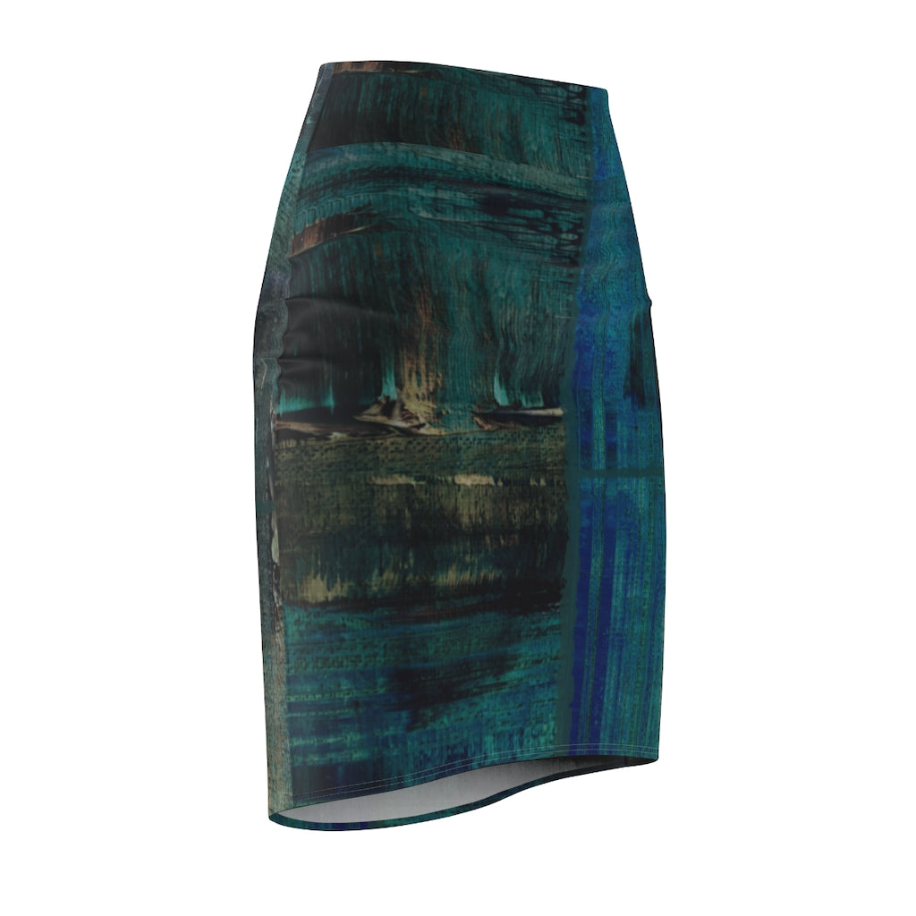 Dark Waters Women's Pencil Skirt