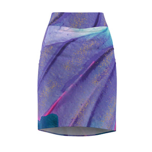 Light Upon Blooms Women's Pencil Skirt