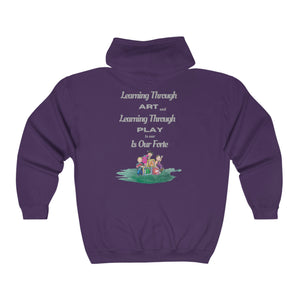 Munchkin Place Adult Full Zip Hooded Sweatshirt ll