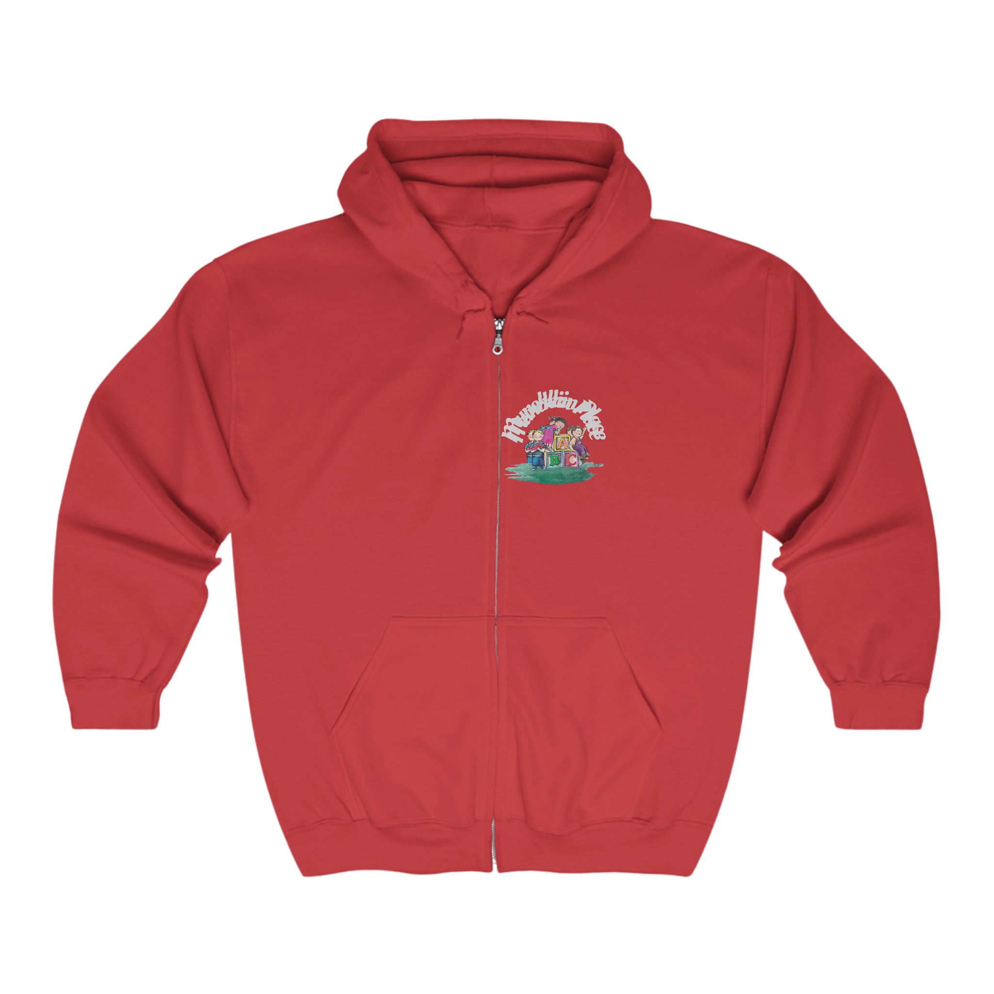 Munchkin Place Adult Full Zip Hooded Sweatshirt ll