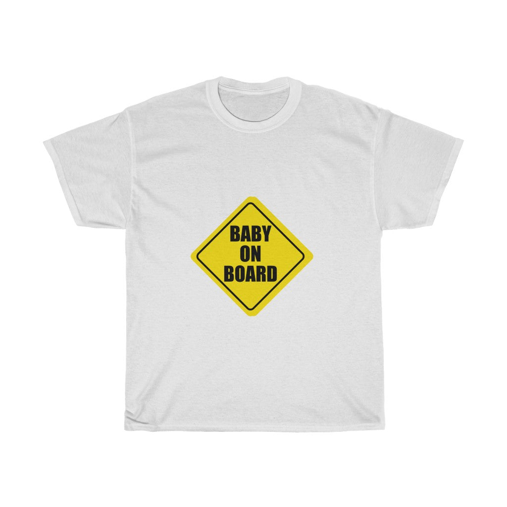 Baby On Board Unisex Heavy Cotton Tee