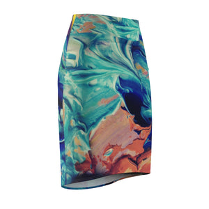 Torrent Tide Women's Pencil Skirt