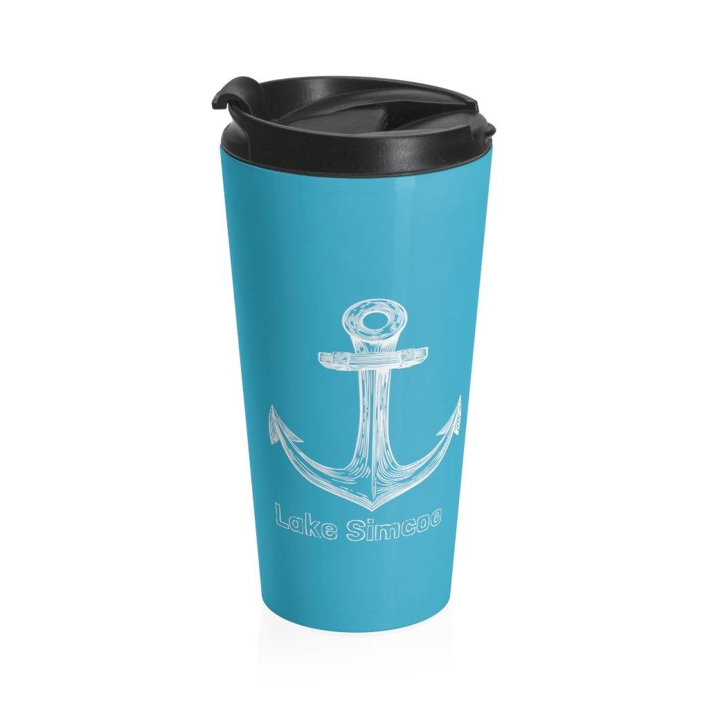 Lake Simcoe Stainless Steel Travel Mug Turquoise - Munchkin Place Shop 