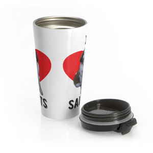 I Love Saints Stainless Steel Travel Mug ll