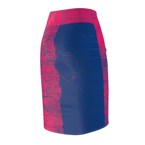 WSW Hot Pink Women's Pencil Skirt