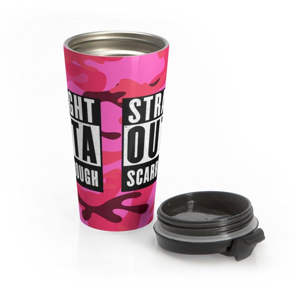 Custom Made Straight Outta Scarborough Stainless Steel Travel Mug - Munchkin Place Shop 