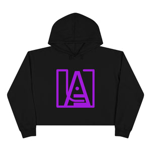 ICONIC Crop Hoodie in Purple