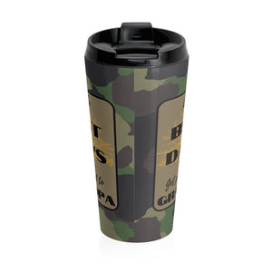 Only the Best Dad's get promoted to Grandpa Stainless Steel Travel Mug - Munchkin Place Shop 