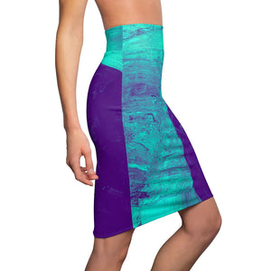 WSW Teal Women's Pencil Skirt