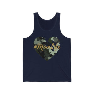 Mom Life Camo Heart Jersey Tank - Munchkin Place Shop 