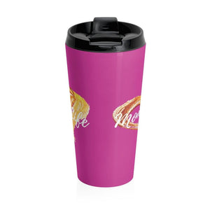 Hot Pink Mom Life Stainless Steel Travel Mug - Munchkin Place Shop 