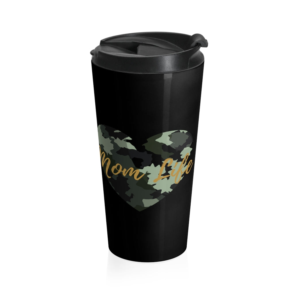 Mom Life Stainless Steel Travel Mug