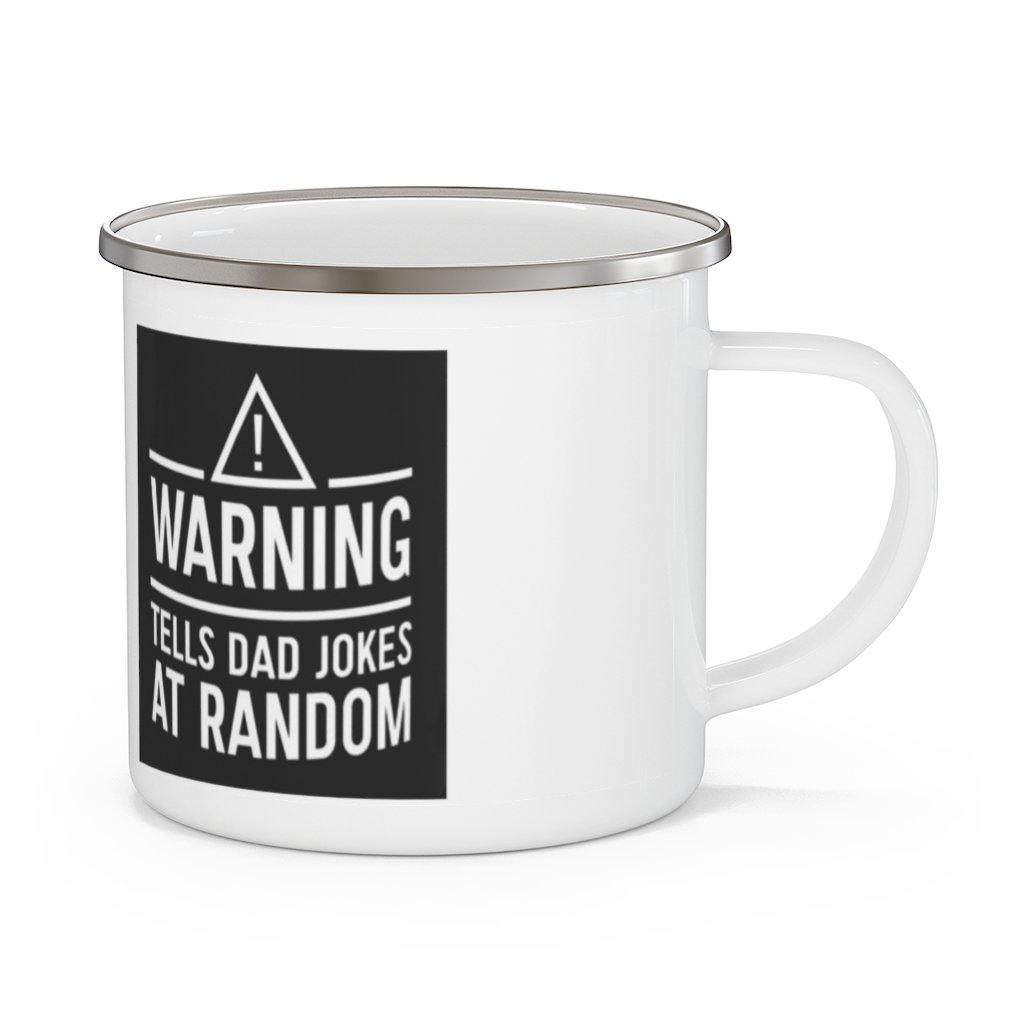 Dad Jokes Enamel Camping Mug - Munchkin Place Shop 