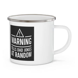 Dad Jokes Enamel Camping Mug - Munchkin Place Shop 
