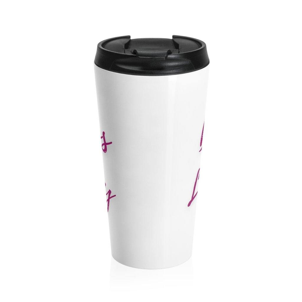 Boss Lady Stainless Steel Travel Mug Wht - Munchkin Place Shop 