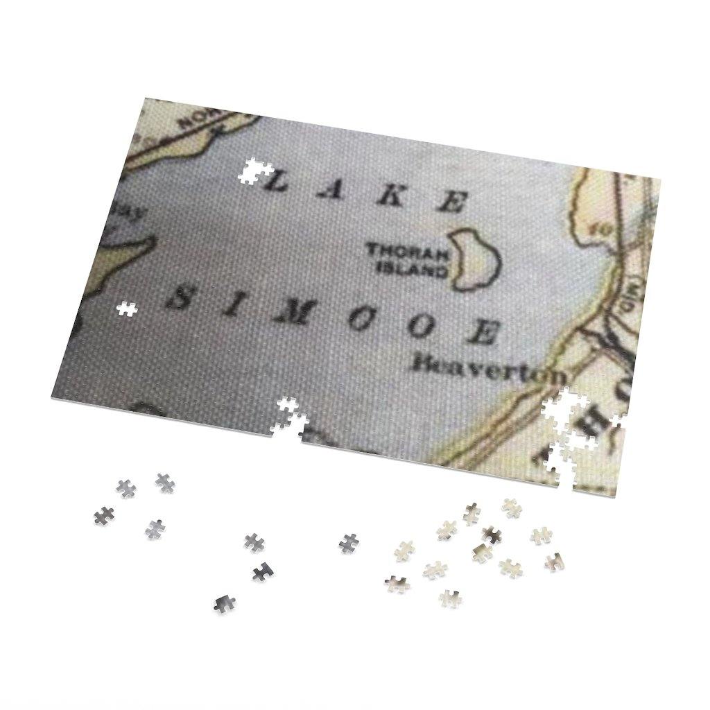 Map of Lake Simcoe Jigsaw Puzzle (1000-Piece) - Munchkin Place Shop 