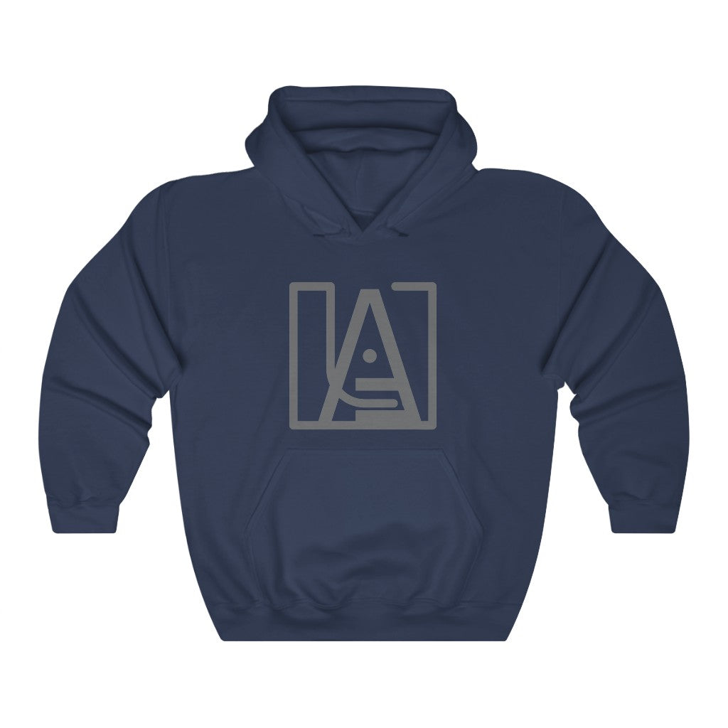 ICONIC Unisex Heavy Blend Hooded Sweatshirt Gry