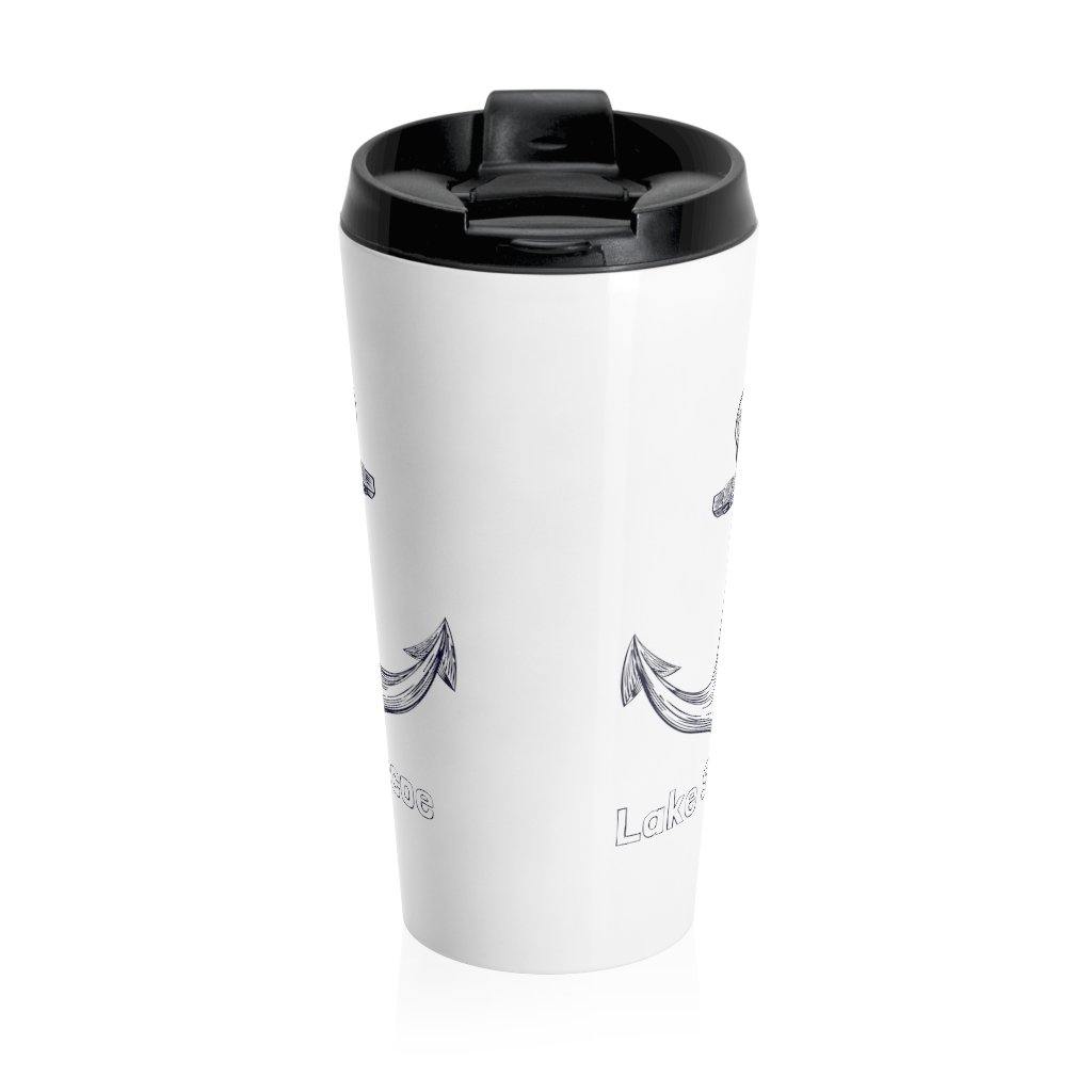 Lake Simcoe Stainless Steel Travel Mug White - Munchkin Place Shop 