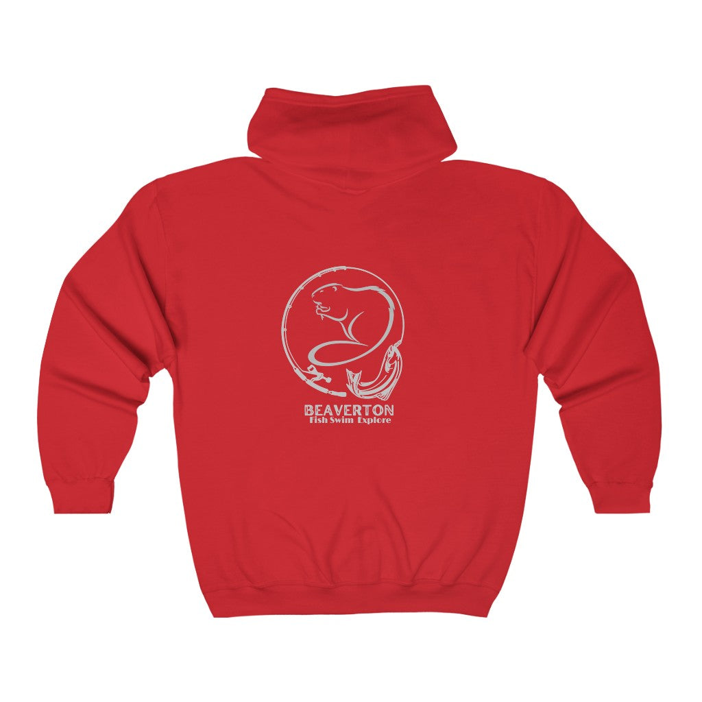 Beaverton Unisex Full Zip Hooded Sweatshirt