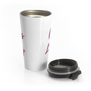 Boss Lady Stainless Steel Travel Mug Wht - Munchkin Place Shop 