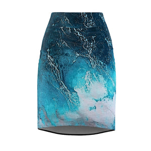 Torrent Tide  Women's Pencil Skirt