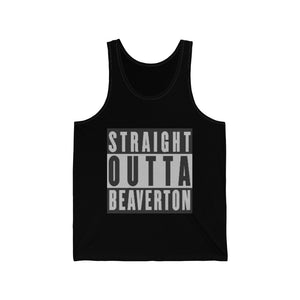 Straight Outta Beaverton Unisex Jersey Tank