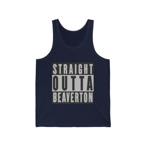 Straight Outta Beaverton Unisex Jersey Tank