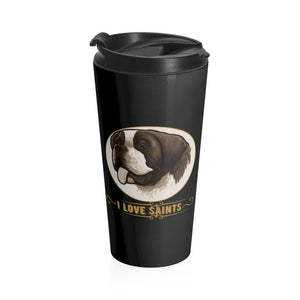 I Love Saints Stainless Steel Travel Mug - Munchkin Place Shop 