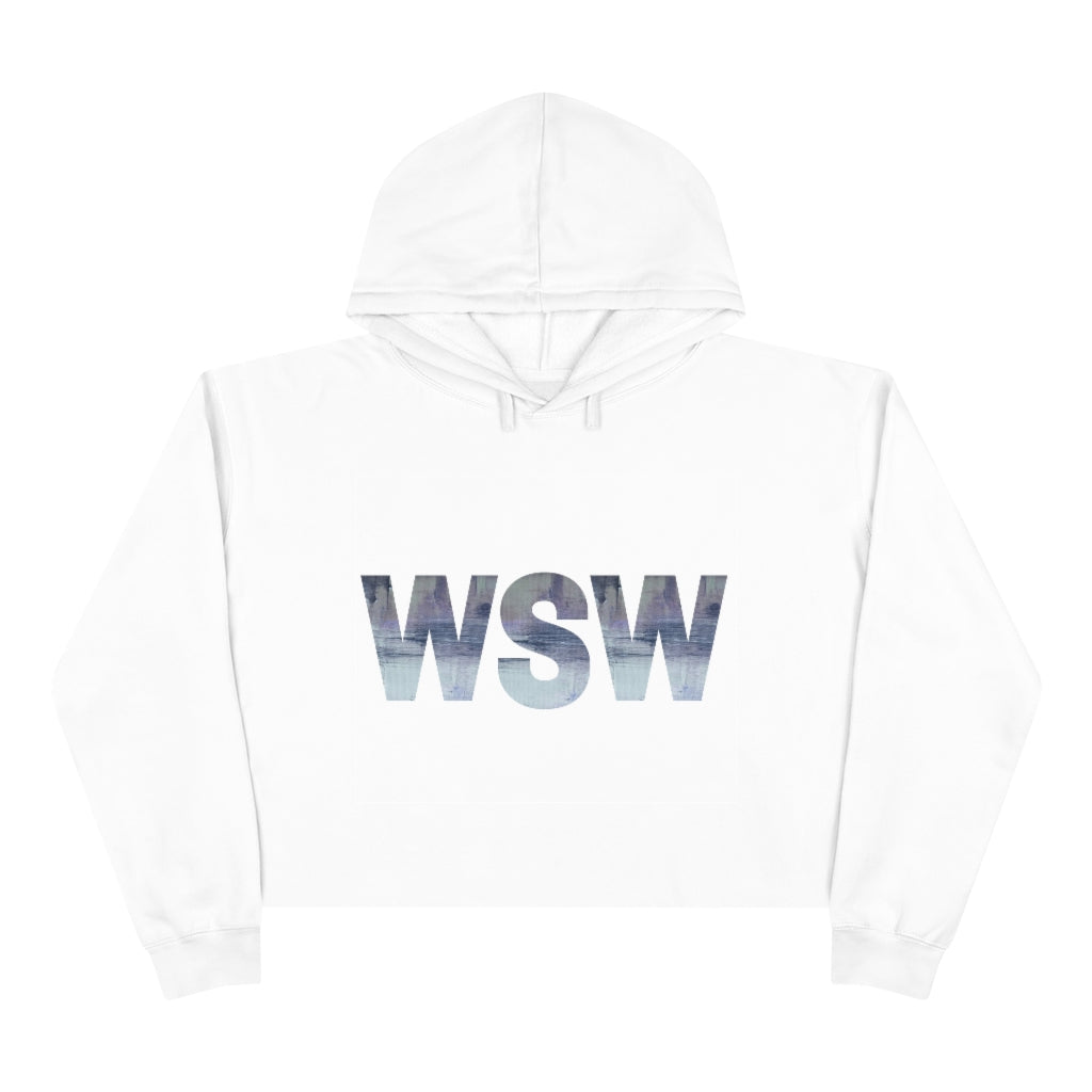 Water Sky Wind Crop Hoodie