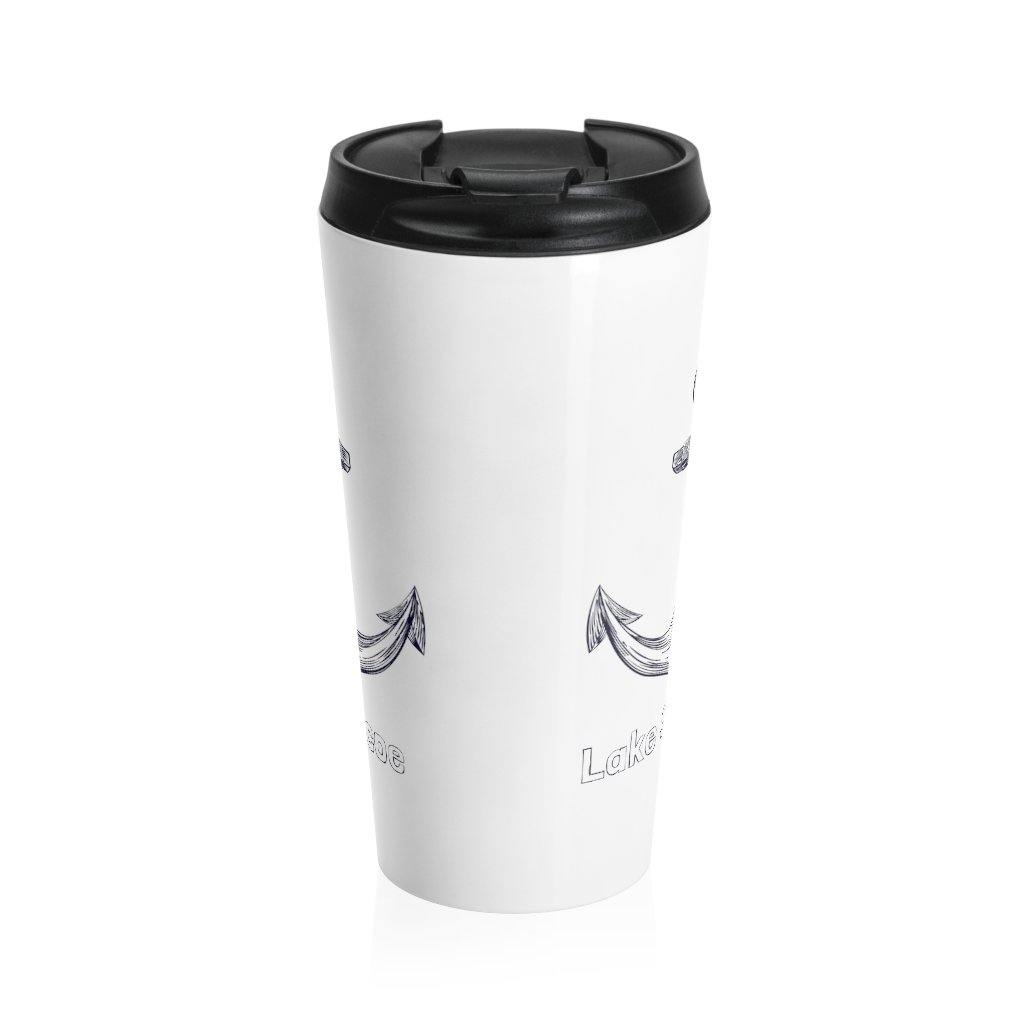 Lake Simcoe Stainless Steel Travel Mug White - Munchkin Place Shop 