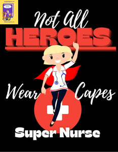 Super Nurse Black Stainless Steel Travel Mug - Munchkin Place Shop 