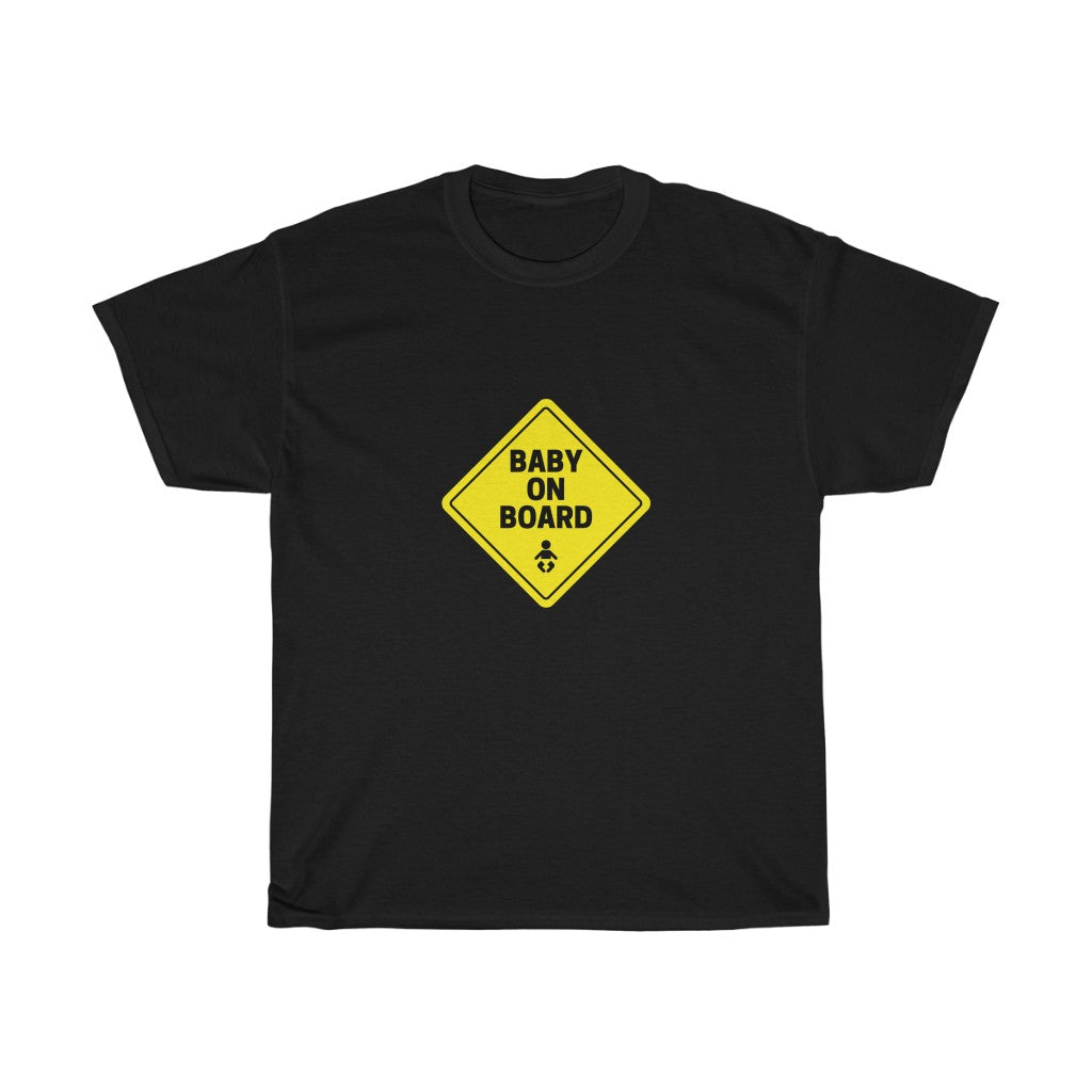 Baby On Board Unisex Heavy Cotton Tee