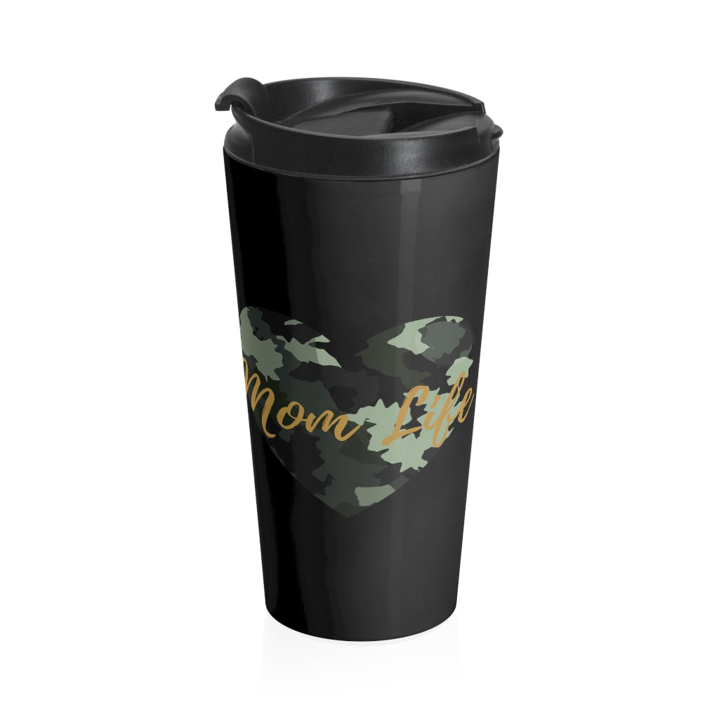 Mom Life Stainless Steel Travel Mug