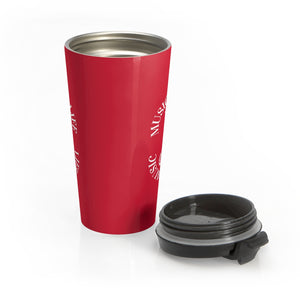 Music Is Life Stainless Steel Travel Mug