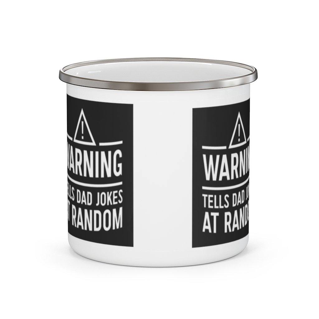 Dad Jokes Enamel Camping Mug - Munchkin Place Shop 
