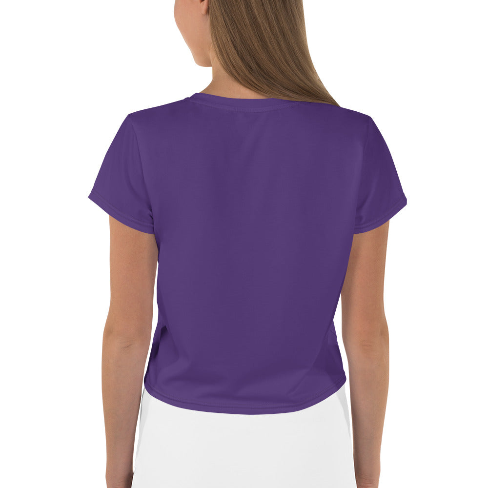ICONIC Crop Tee in Purple