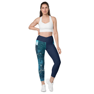 Tambor Crossover leggings with pockets