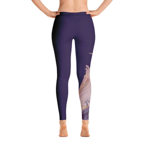 Pflaume Leggings Abstract