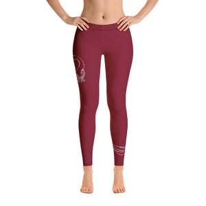 Beaverton Leggings in Merlot