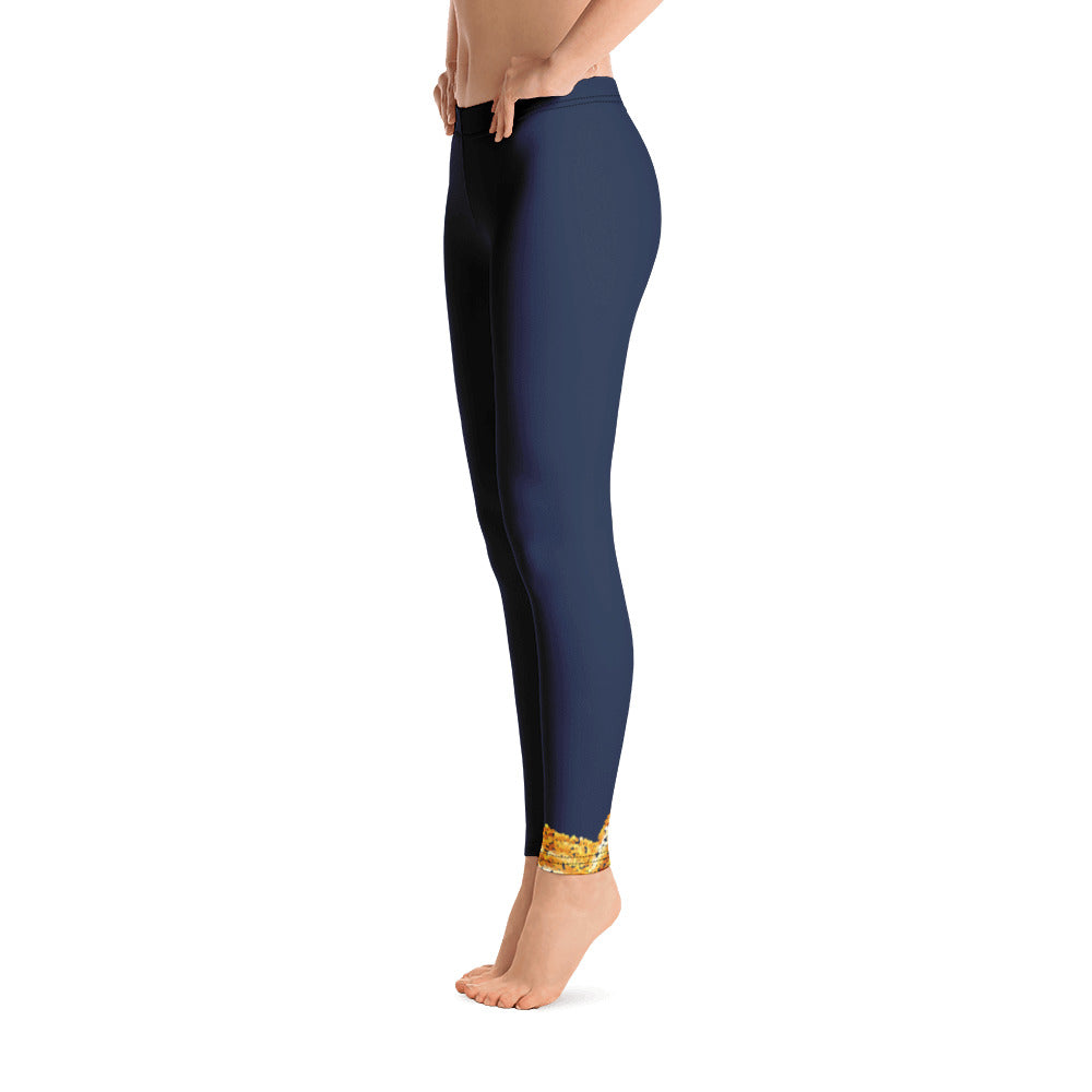 Mom Life Open Heart of Gold Leggings