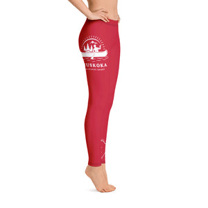 Muskoka Adventure Awaits Crimson Leggings