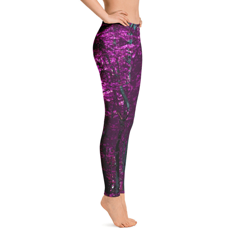 Into the Woods Leggings Fairy Forest Pink