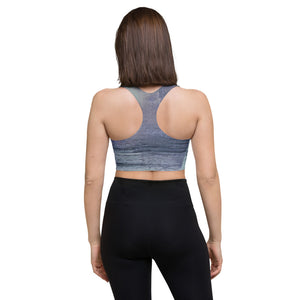 Water Sky Wind ll Longline sports bra