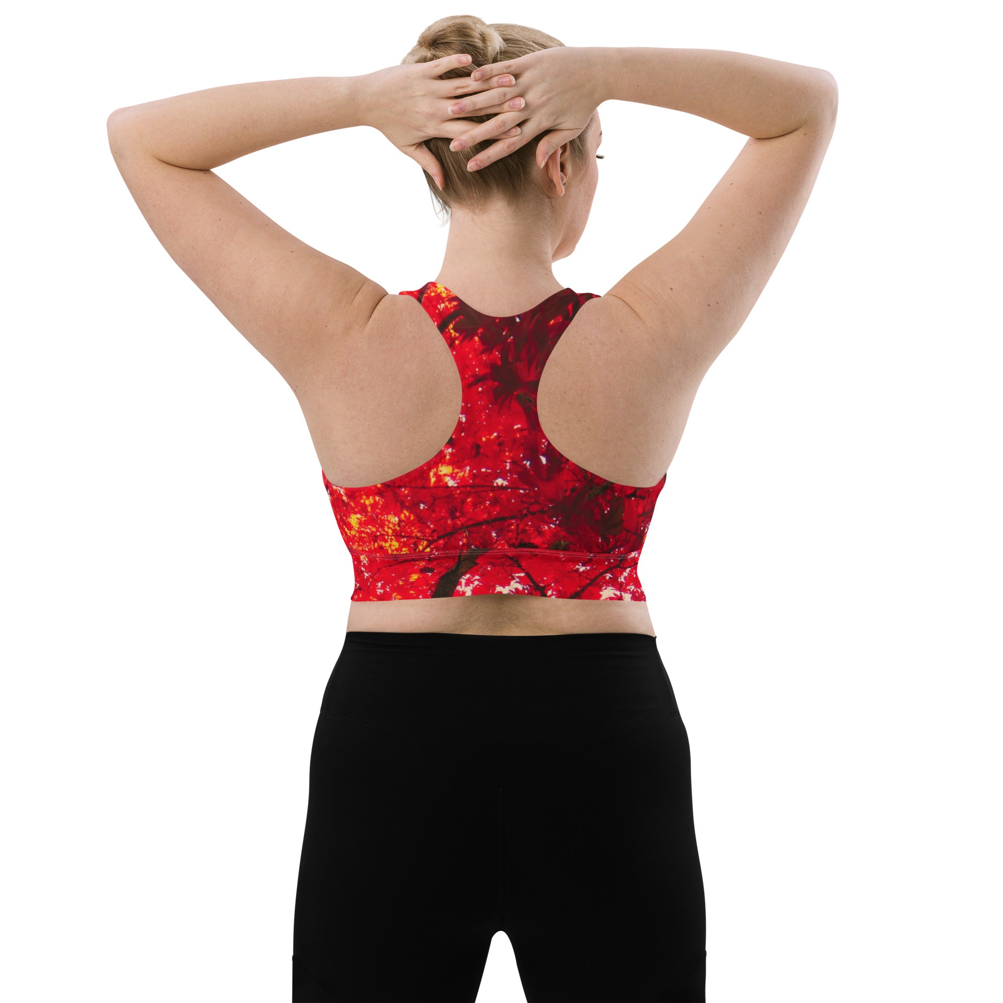 Oh Canada Longline sports bra