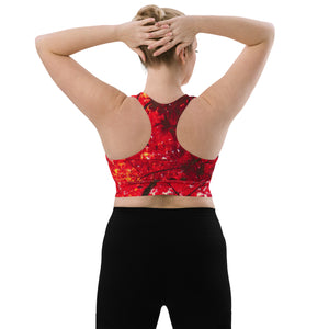 Oh Canada Longline sports bra