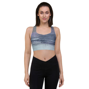 Water Sky Wind ll Longline sports bra