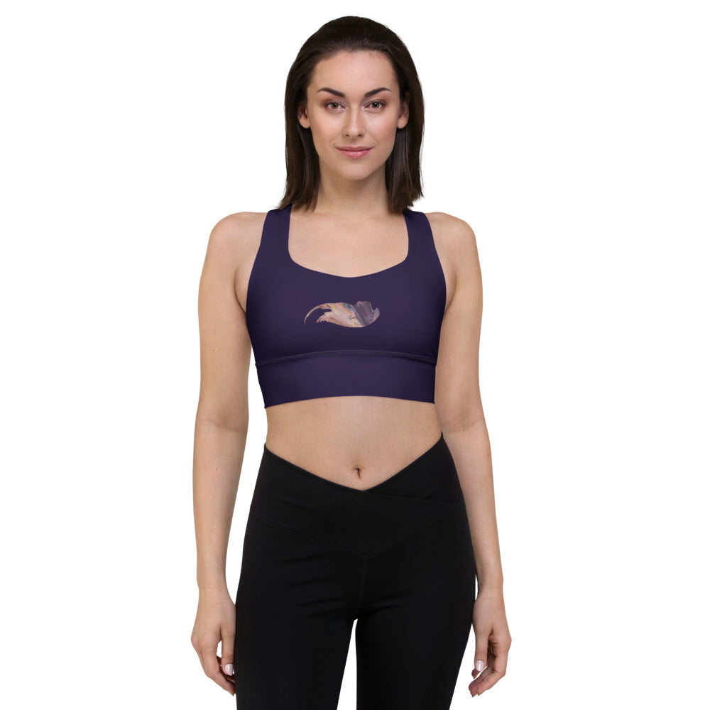 Pflaume Longline sports bra